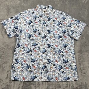 Yiume A Sea Turtles Odyssey Ocean Hawaiian Aloha Shirt Underwater Tropical Large